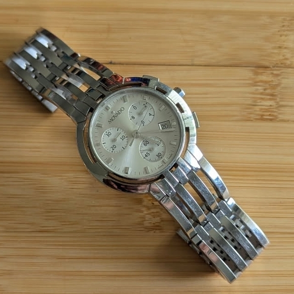Movado Silver Men's Watch - Picture 2 of 13